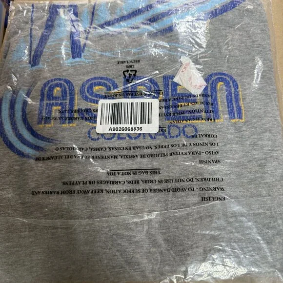 Aspen Colorado Graphic Long Sleeve Womens T-Shirt By Torrid Size 5 Super Soft Gr - Picture 4 of 4